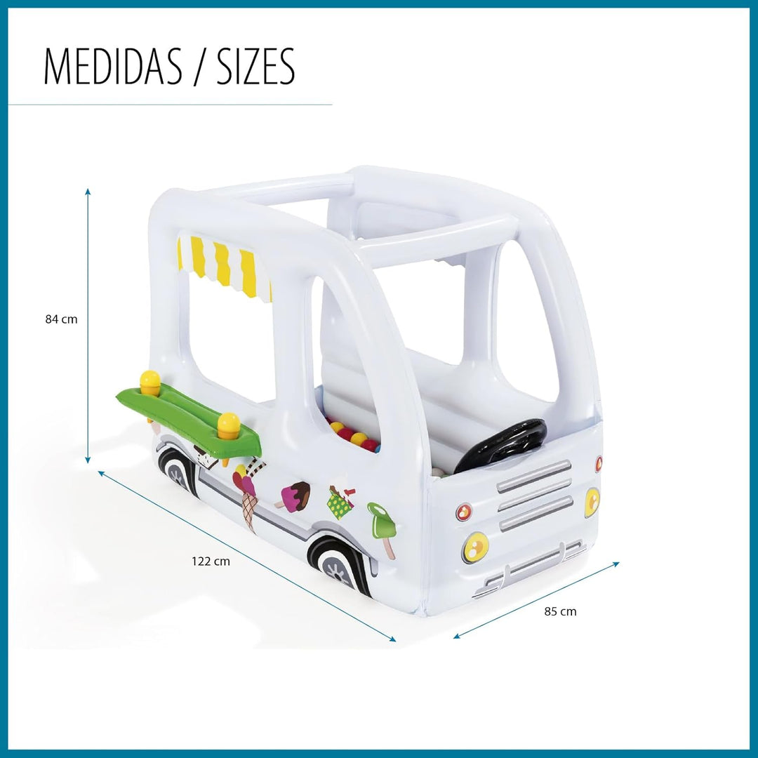 BESTWAY Up, In&Over Bällebad Scoops'n Smiles Ice Cream Truck Ball Pit