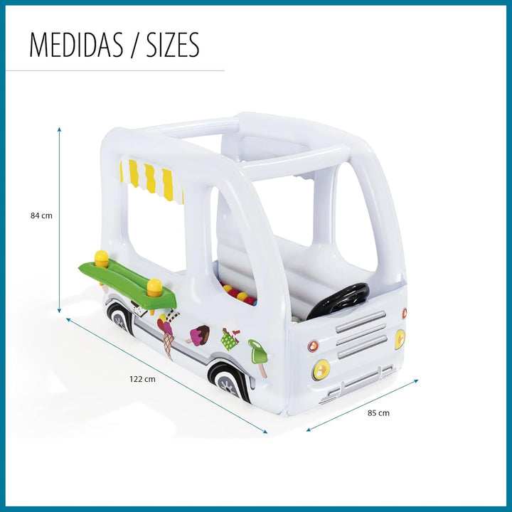 BESTWAY Up, In&Over Bällebad Scoops'n Smiles Ice Cream Truck Ball Pit