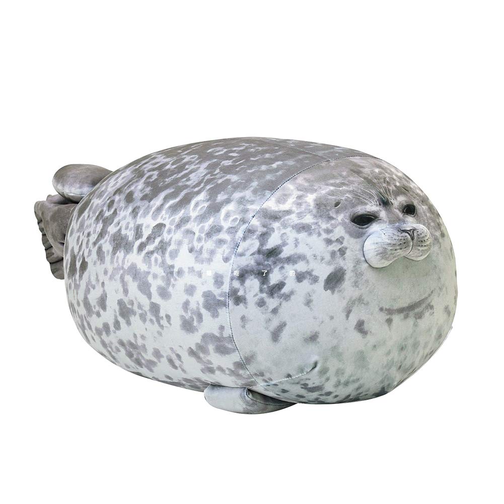 Chubby Blob Seal Pillow, Stuffed Animals Seal Plush Toy, Soft Cotton Plush Toys Hugging Pillow Doll