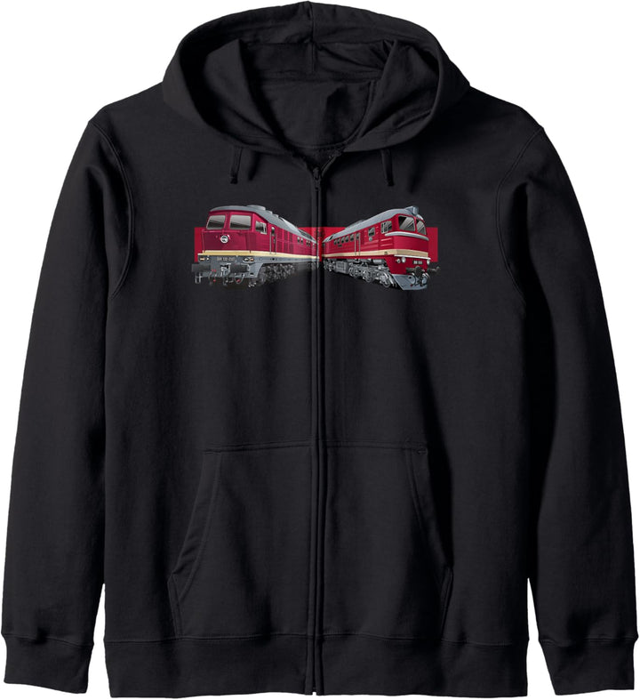 Diesel-Lok Ludmilla BR 132 Taigatrommel BR 120 Eisenbahn Kapuzenjacke
