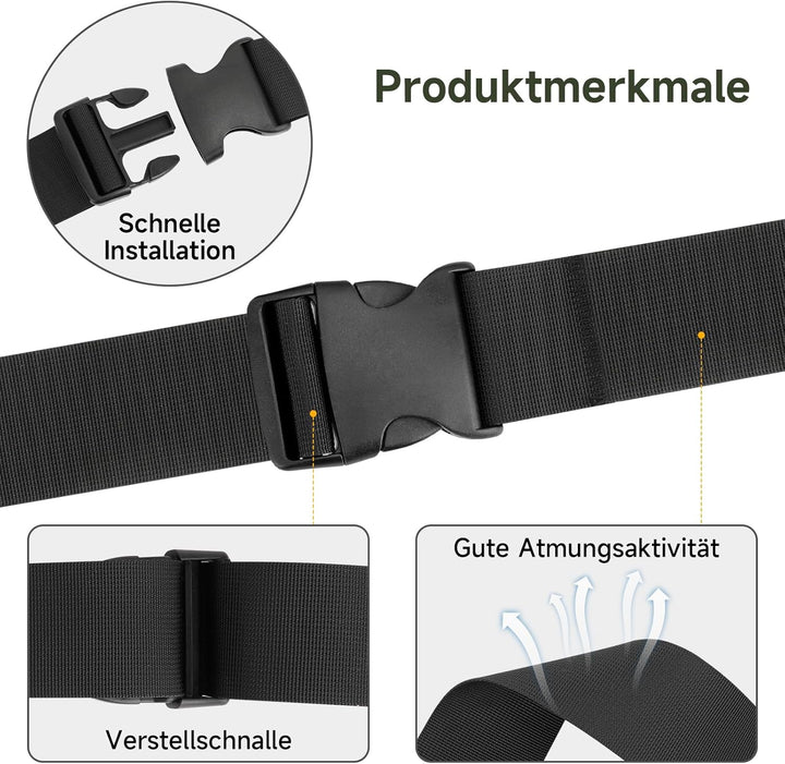 SAN LIKE Angeln Taille Rutenhalter Gürtel, Angelrutenhalter Gürtel Verstellbarer Angeln Watgürtel Wa