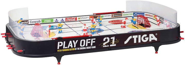 STIGA Eishockey Tischspiel Playoff 21 Hockey Spiel Schweden-Kanada mit Aufbewahrungstasche Single, S