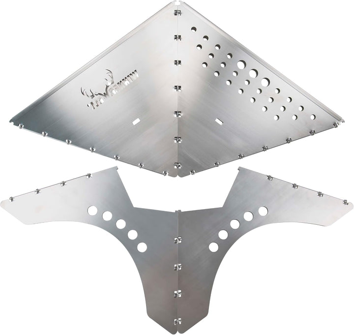 Winnerwell Flatfold Feuerstelle - XL | Portable Edelstahl Feuer Pan