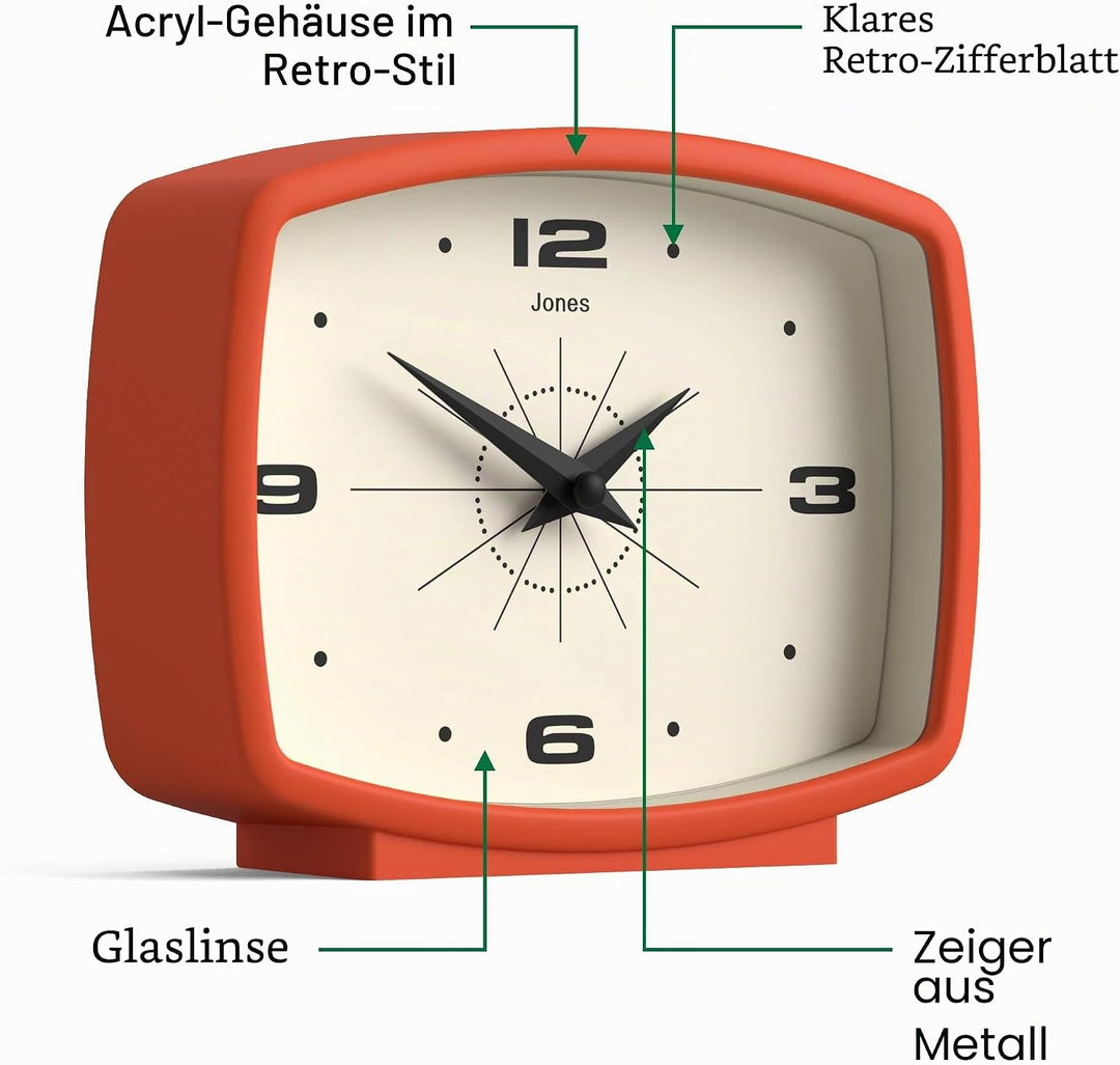 JONES CLOCKS® Schreibtischuhr &