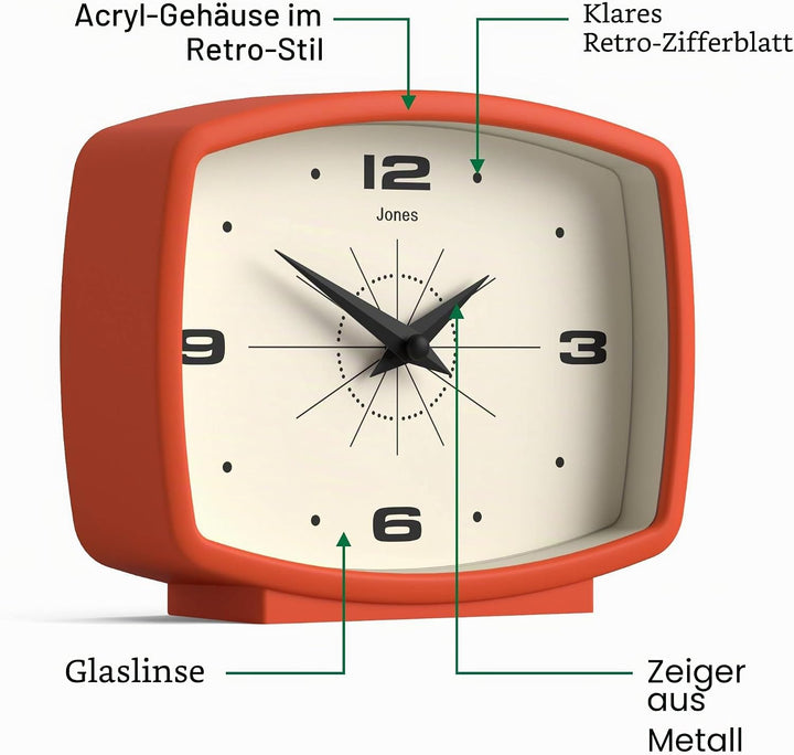 JONES CLOCKS® Schreibtischuhr &