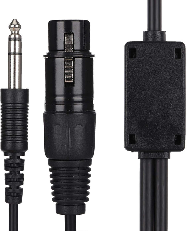 Sharainn Headset Adapter, Tragbares Aviation Kopfhörer Adapterkabel Luftfahrt-Kopfhörerkabel für Air