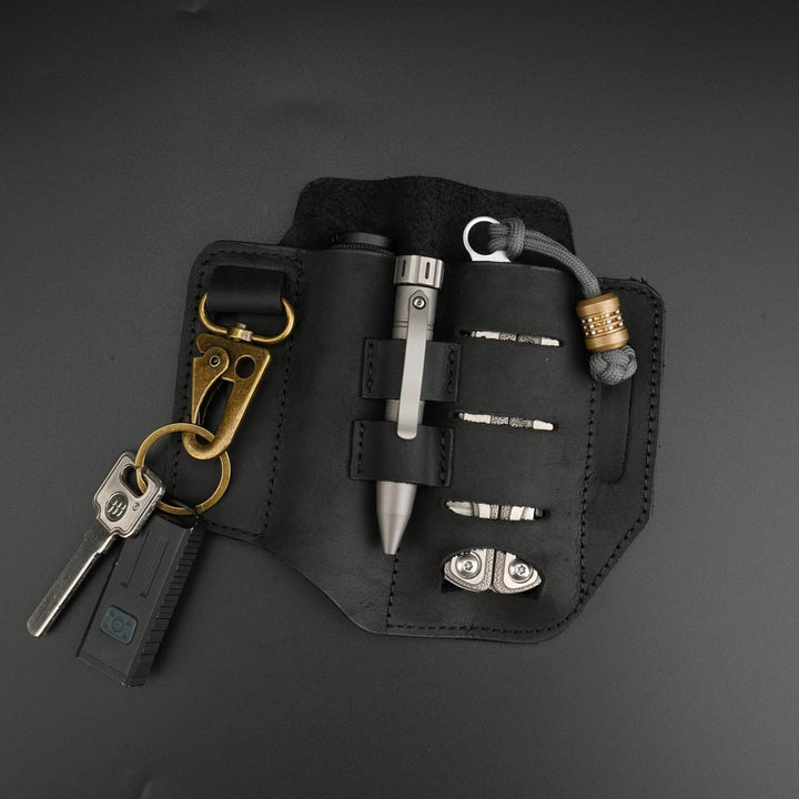 VIPERADE PJ13 Plus Leder EDC lederscheide Tasche Organizer Leder Taktischer Multitool Halter Leder T