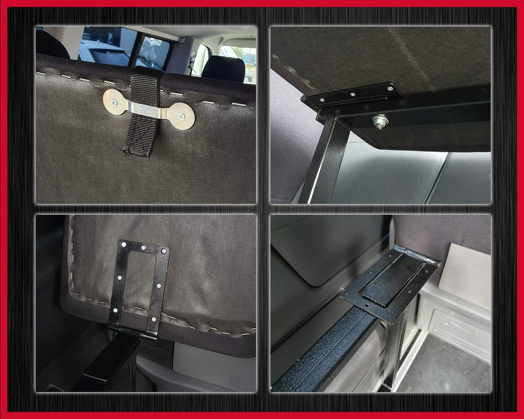 BREMER SITZBEZÜGE Multiflexboard kompatibel mit VW T5 T6 T6.1 Multivan Multiflexboard klappbar D01 B