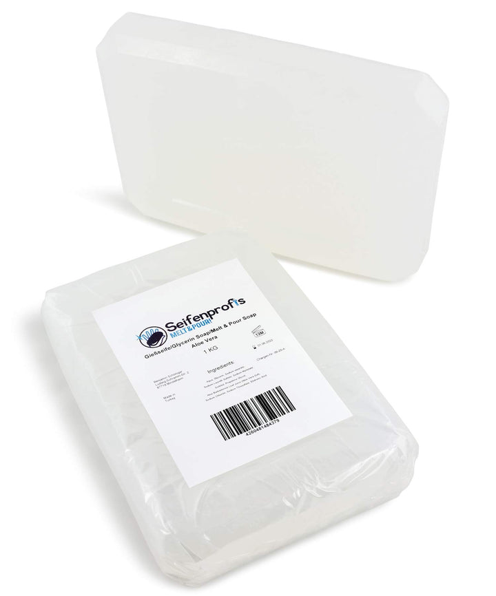 Seifenprofis - Aloe Vera Seife- Glycerinseife Rohseife Seifenbasis (3kg SLS+SCS-Frei) 100% Vegan zum