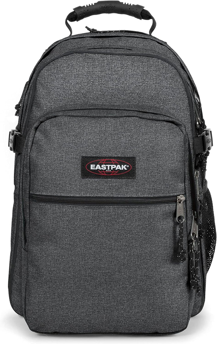 EASTPAK Tutor Rucksack, 48 cm, 39 L, Grau (Black Denim) &amp; Cory Rucksack Regenschutz, Schwarz (Black)