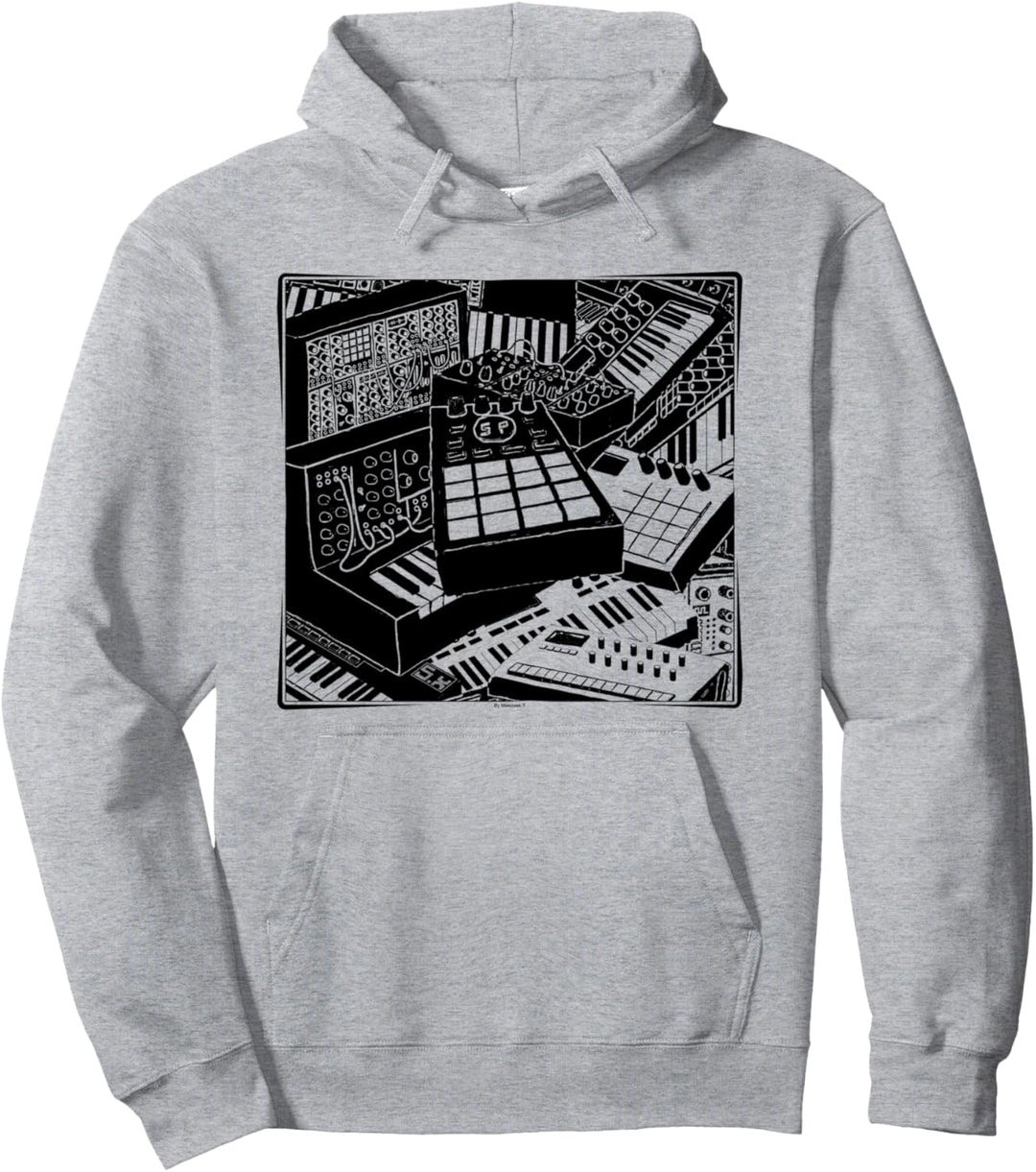 Synthesizer für Elektronische Musiker Pullover Hoodie