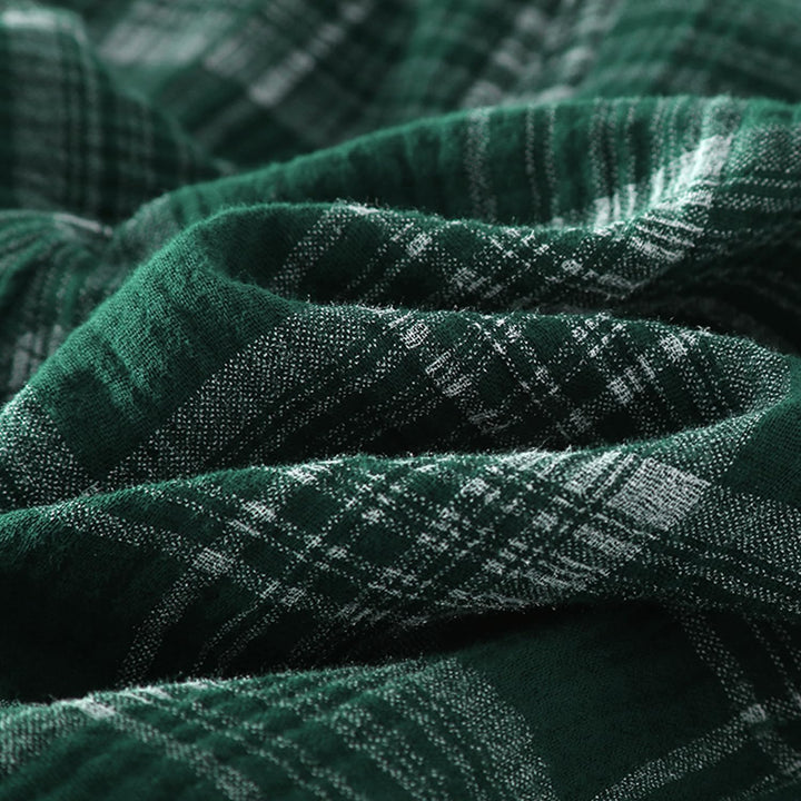 STMAHER 2er Pack Herren Schlafanzughose Baumwolle Pyjamahose Herren Lang Pyjamahose Karierte Nachtwä