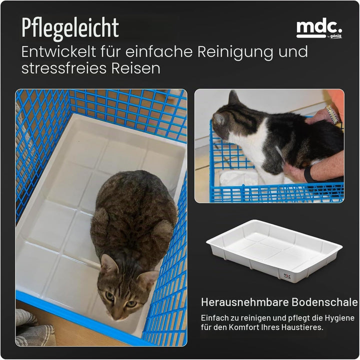 MDC Tragekorb für Katzen, Blau
