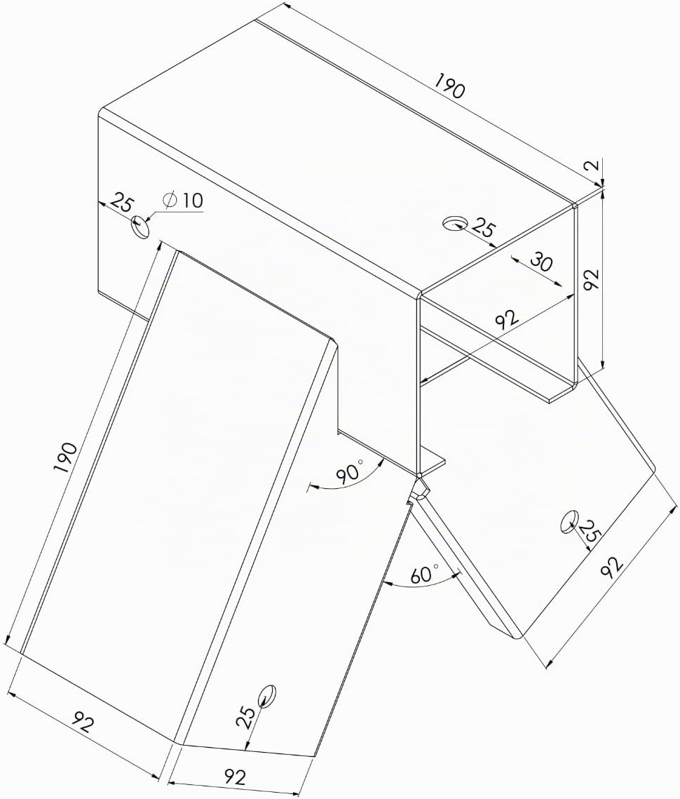 TRIBECCO® Vierkant Schaukelverbinder 90/90mm, 90° (90°, Grün) aus pulverbeschichtetem Stahlblech für