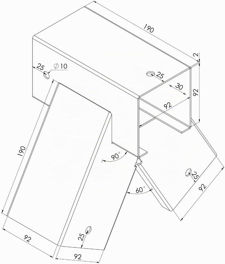 TRIBECCO® Vierkant Schaukelverbinder 90/90mm, 90° (90°, Grün) aus pulverbeschichtetem Stahlblech für