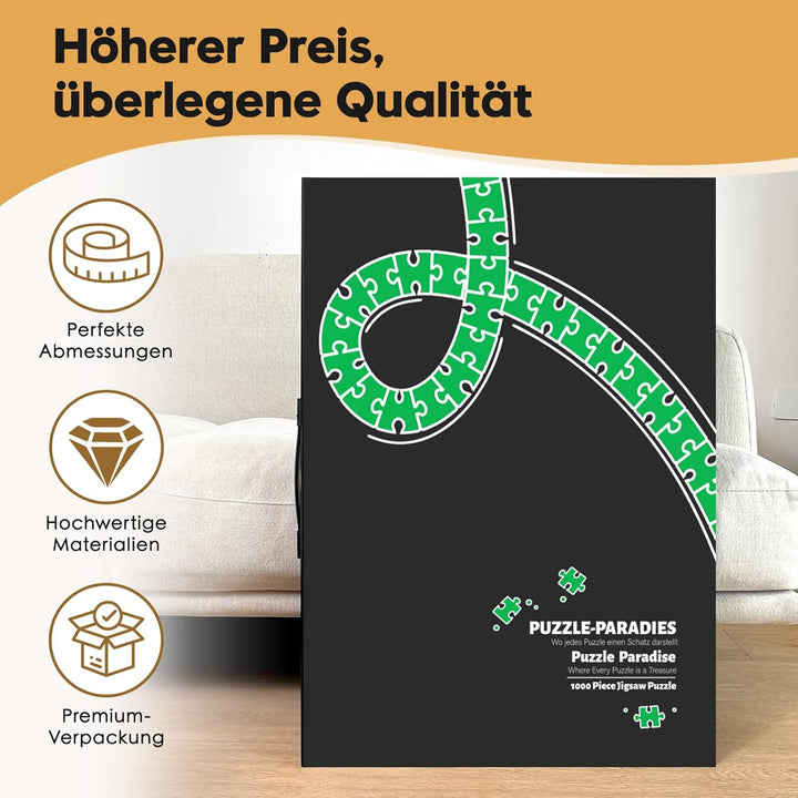 Nariolar Puzzle-Aufbewahrungsordner für 1000 Teile – 15 HD-Taschen, Platz für 30 Puzzles, staubdicht