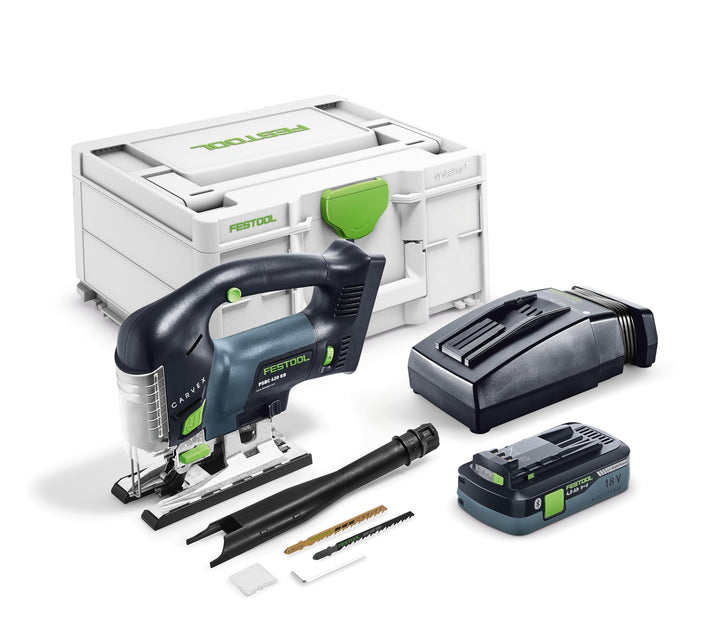 Festool Akku-Pendelstichsäge PSBC 420 HPC 4,0 EBI-Plus CARVEX (mit Akkupack, Schnellladegerät, Stich