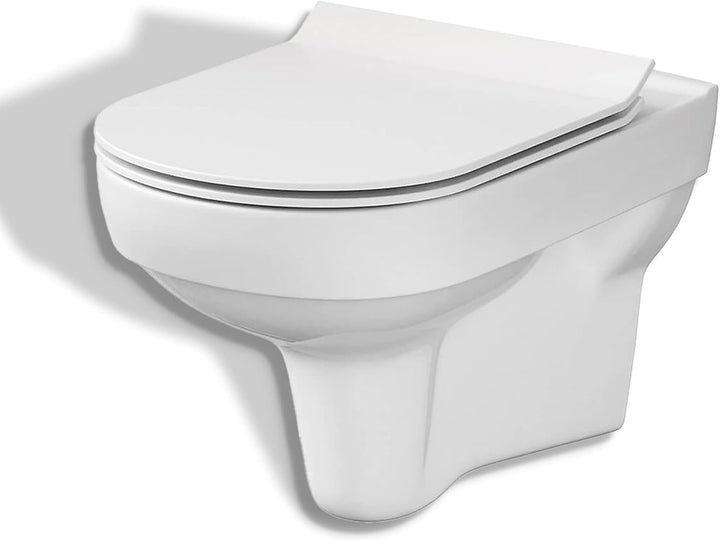KOLMAN WC Set: Geberit Duofix Basic UP 100 Vorwandelement + Wand-WC New City CleanOn Weiss + Drücker