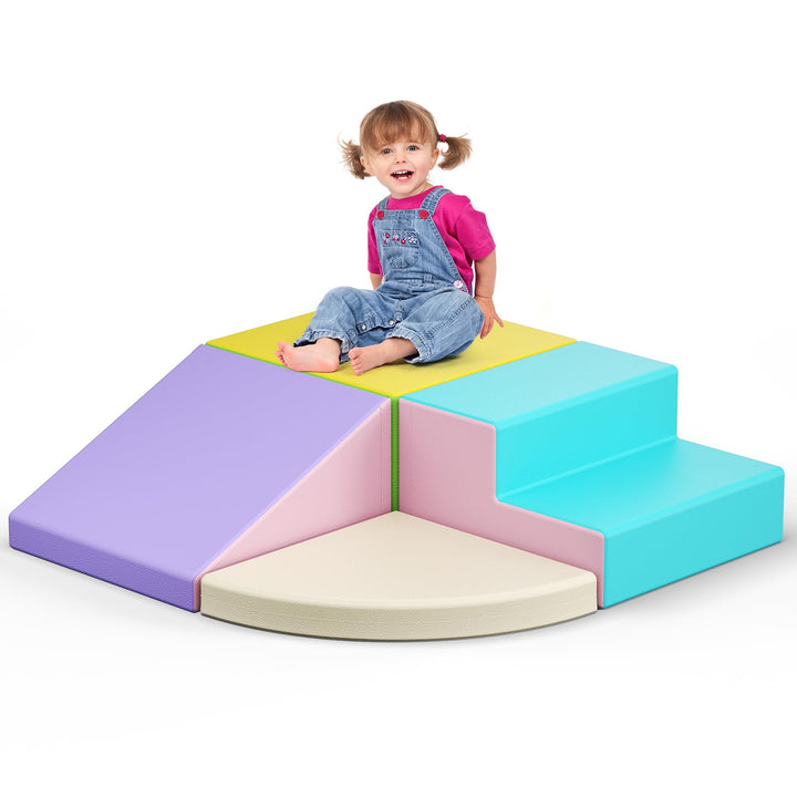 Hoyiyobi Schaumstoff-Kletterblöcke für Kinder, Schaumstoff-Bausteine XXL, Montessori-Spielzeug für