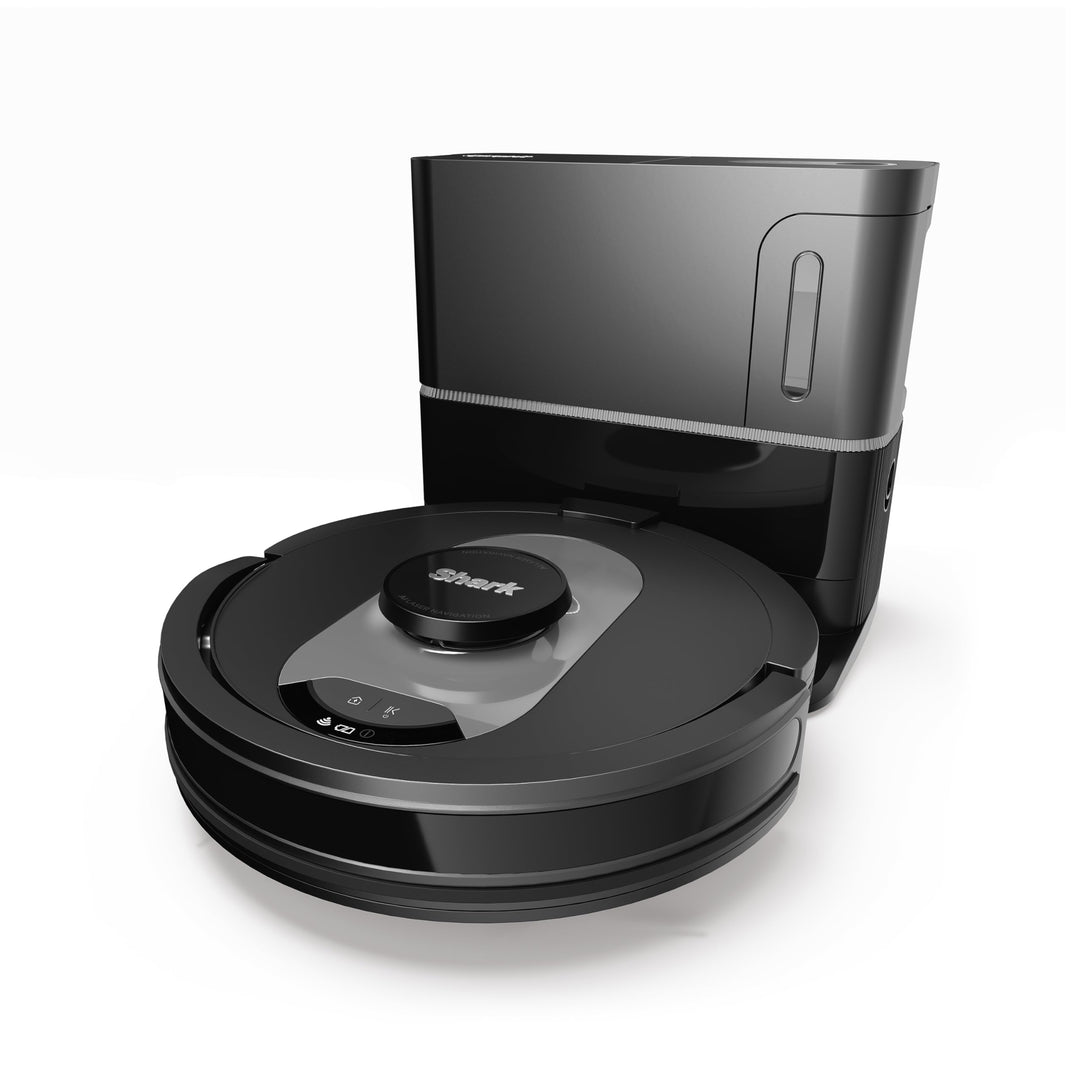 Shark AI 360 Saugroboter, selbstentleerender Staubsauger-Roboter, geeignet für alle Teppiche und Har