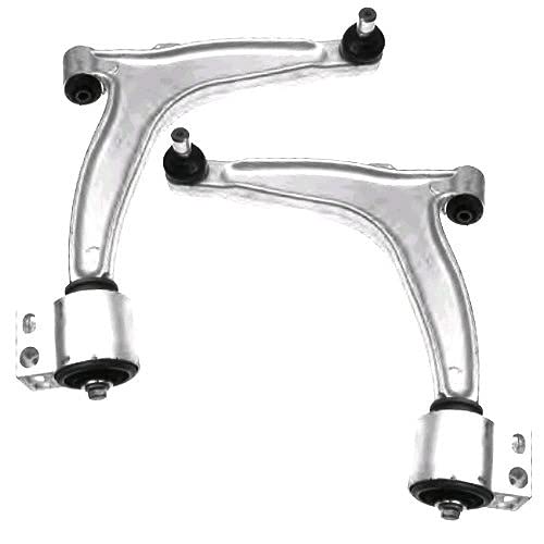 BESTPRICE 2x Aluminium Querlenker Vorderachse vorne unten links & rechts mit Buchse, Lager und Tragg