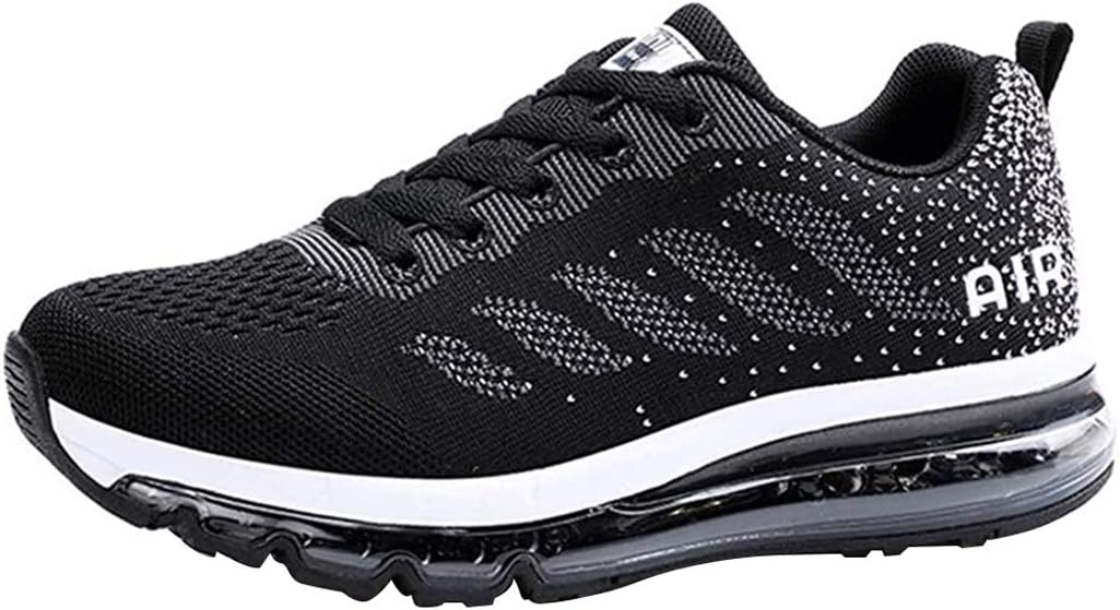 frysen Herren Damen Sportschuhe Laufschuhe mit Luftpolster Turnschuhe Profilsohle Sneakers Leichte S