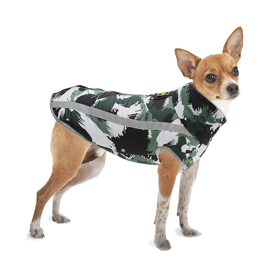 PETCUTE Hundemantel Wasserdicht Hundejacke für Kleine Mittel Grosse Hunde Warme Hundemantel Fleece G