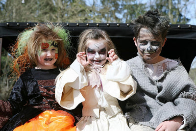 Eulenspiegel 299586 - Schminkkoffer Halloween, Schminkset, Karneval, Kinderschminken, Mottoparty