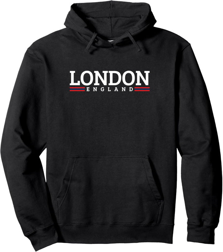 London England Pullover Hoodie