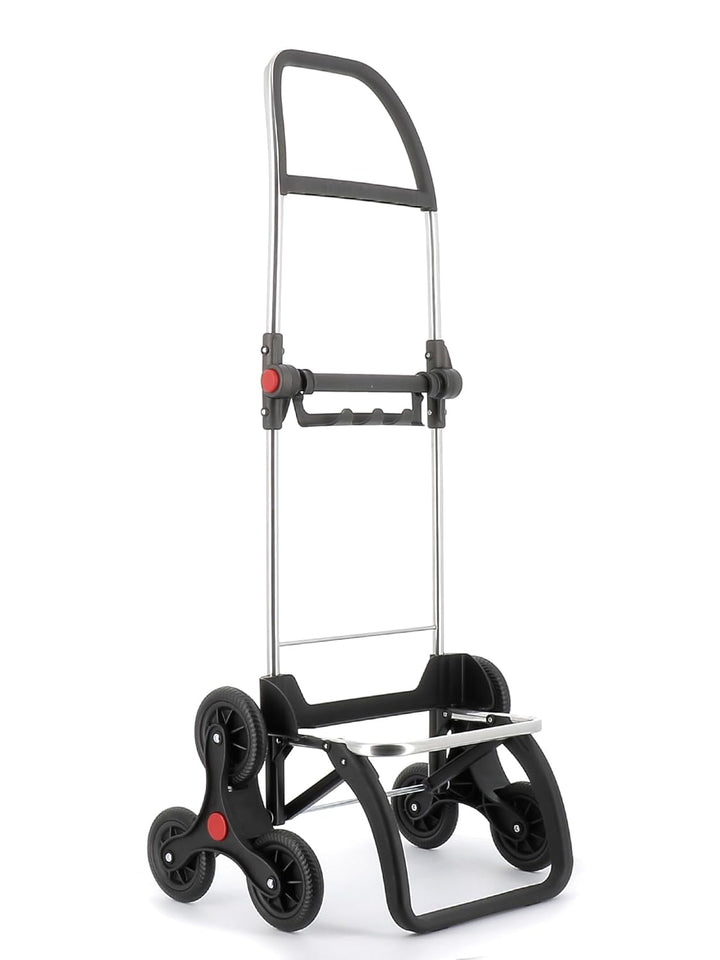 Klappbarer Einkaufstrolley Rolser Big Polar 6 Räder Treppensteiger - Rot 6 Räder Treppensteiger Zusa