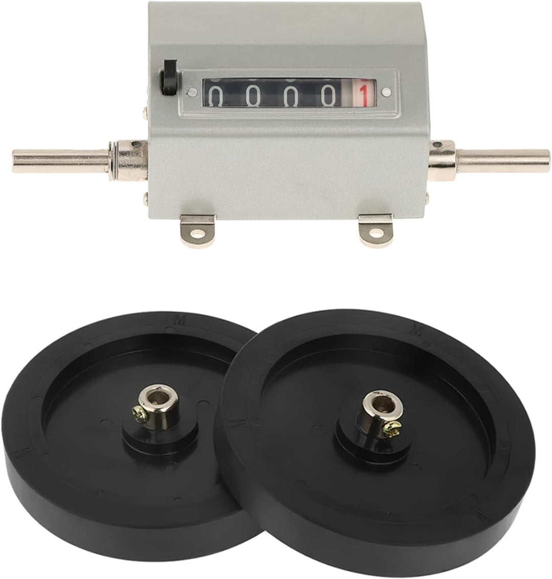 Zähler Rolling Wheel Digits 0-9999.9 Längenzähler Messlänge, max. Geschwindigkeit 350 U/min Grau Res
