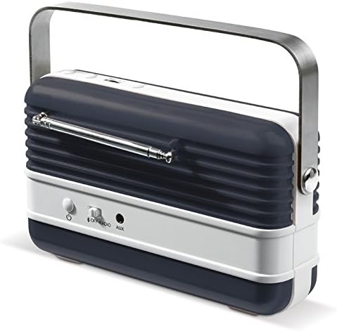 6000 mAh Power Bank mit Radio und Smartphone Lautsprecher im Retrolook Transistorradio von noTrash20