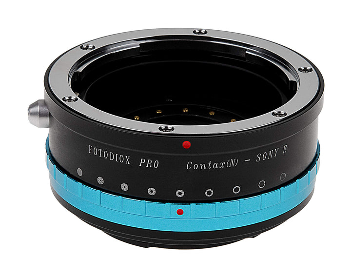 Fotodiox Pro Iris Lens Mount Adapter Compatible with Contax N Lenses on Sony E-Mount Cameras Contax