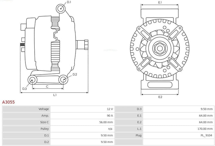 ASPL A3055 Lichtmaschinen