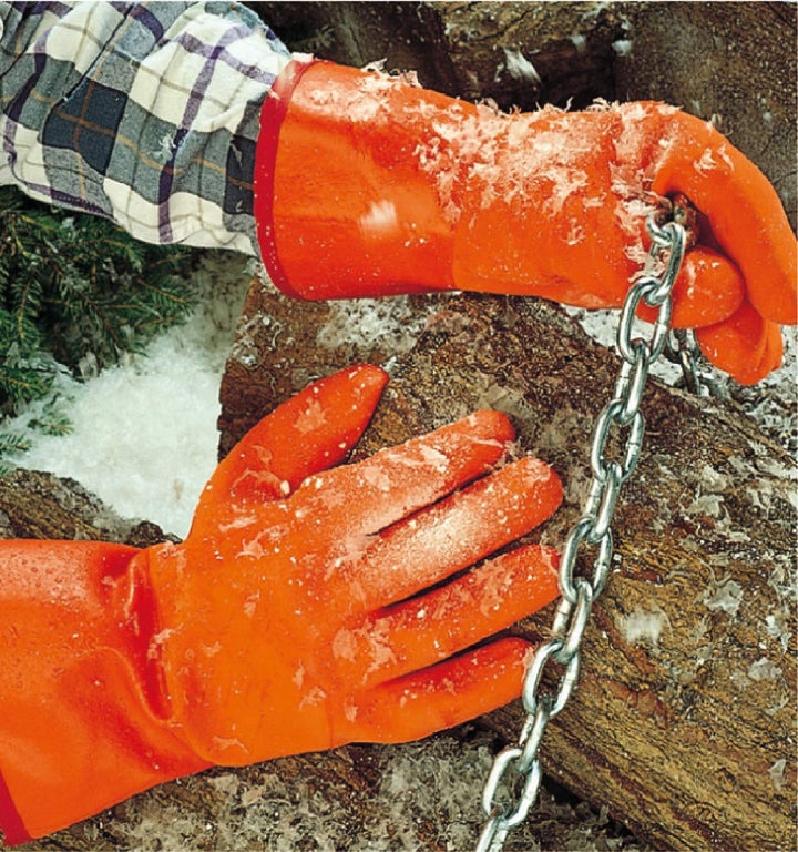Ansell Polar Grip 23-700 Spezialzweck-Handschuhe, Mechanikschutz, Orang, Grösse 9 (6 Paar pro Beutel
