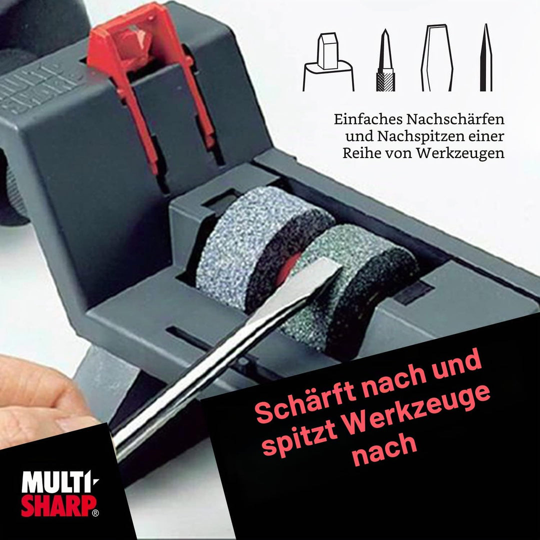 Multi-Sharp 2001 Universal-Bohrer- und Werkzeugschleifgerät, 3-13 mm Durchmesser (für: HSS-Bohrer, H