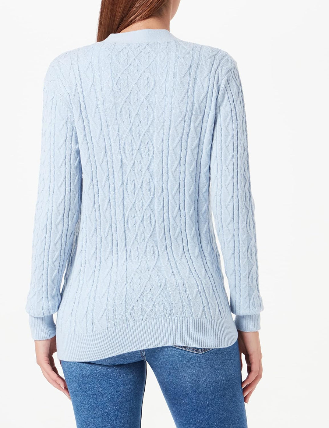 SOYACONCEPT Damen Cardigan Sweater L 6160 Cashmere Blue, L 6160 Cashmere Blue