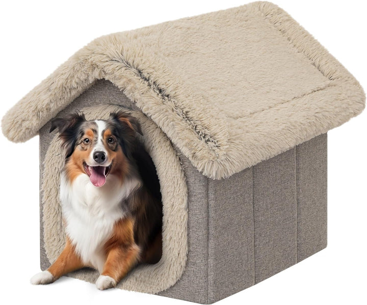 DOGGY Hundehütte Katzenhütte Hundehöhle Hundehaus Katzenhaus Hütte Höhle Hundekissen Katzenkissen Ha