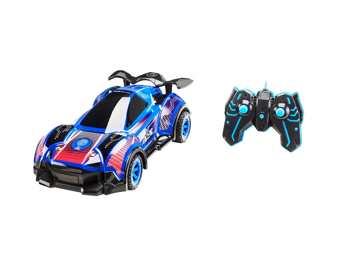 Revell RC Car Light Rider, Control Ferngesteuertes Auto mit besonderen Lichteffekten, 28 cm, Blau