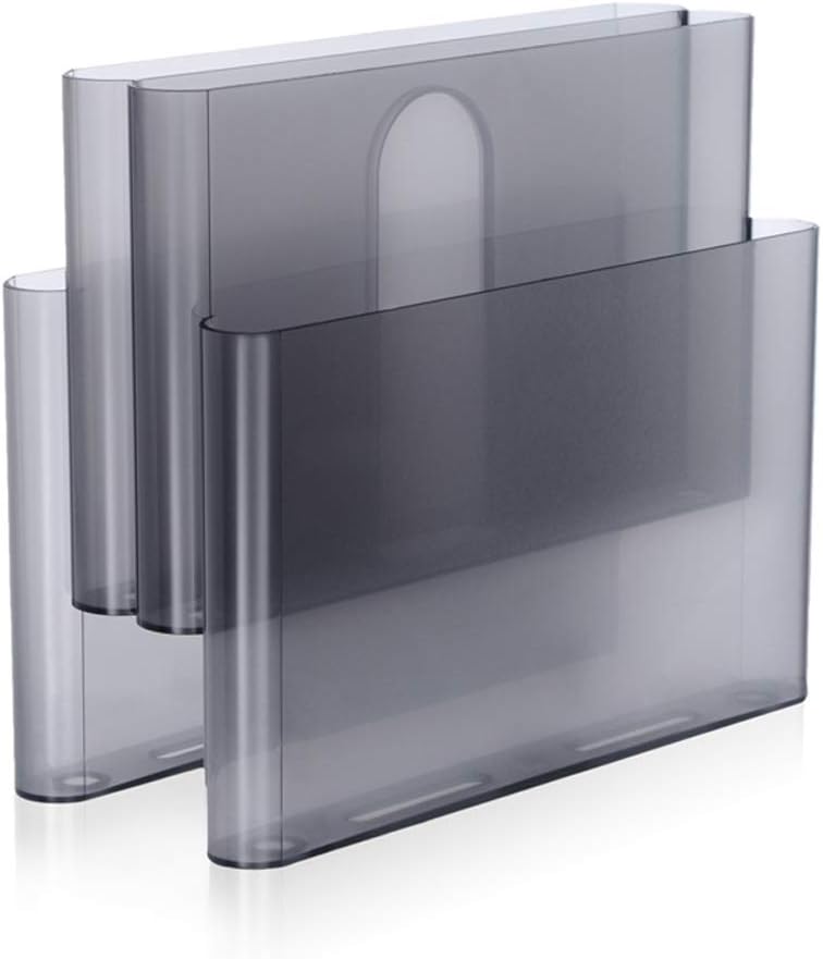 Kartell Magazine Rack, Rauch Zeitungsständer Grau, Zeitungsständer Grau