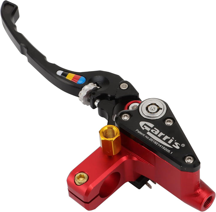 WOOSTAR 22mm Motorrad Hydraulische Kupplung Hauptbremszylinder mit CNC Bremshebel Ersatz für Motorra