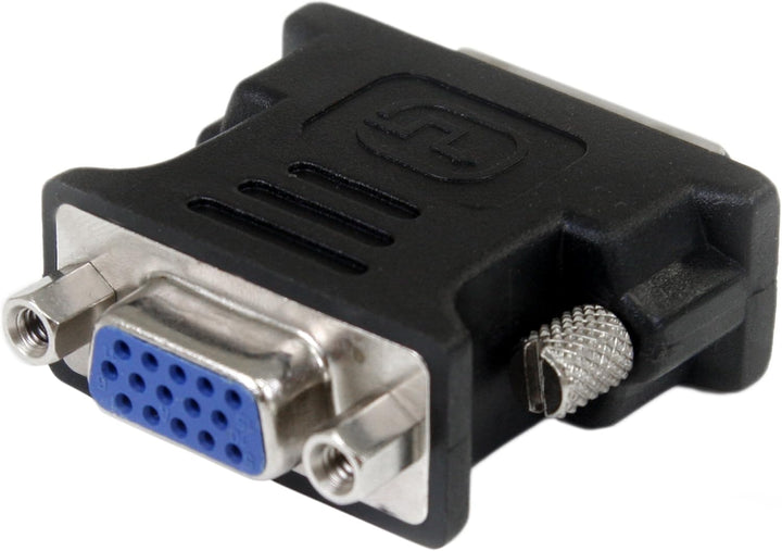 StarTech.com DVI auf VGA Adapter - DVI-I Stecker zu VGA Buchse Kabel Adapter - Schwarz - 10er Pack,