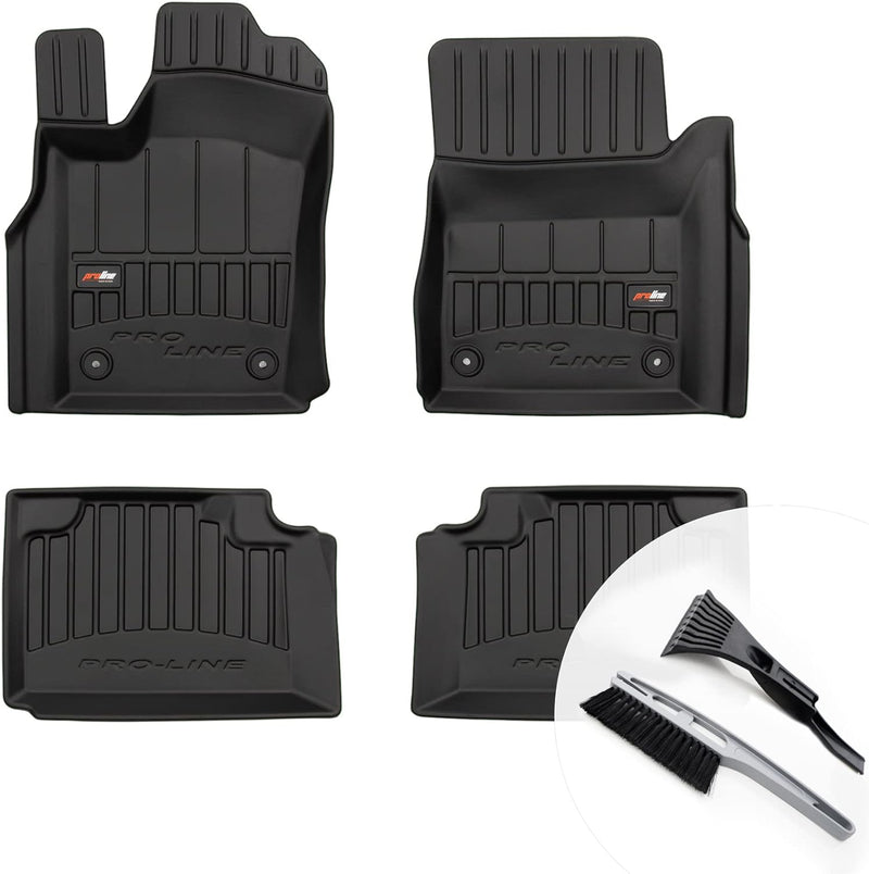 moto-MOLTICO 3D Gummimatten Auto Fussmatten Gummi Automatten 4-teilig Set - passend für Jeep Grand C