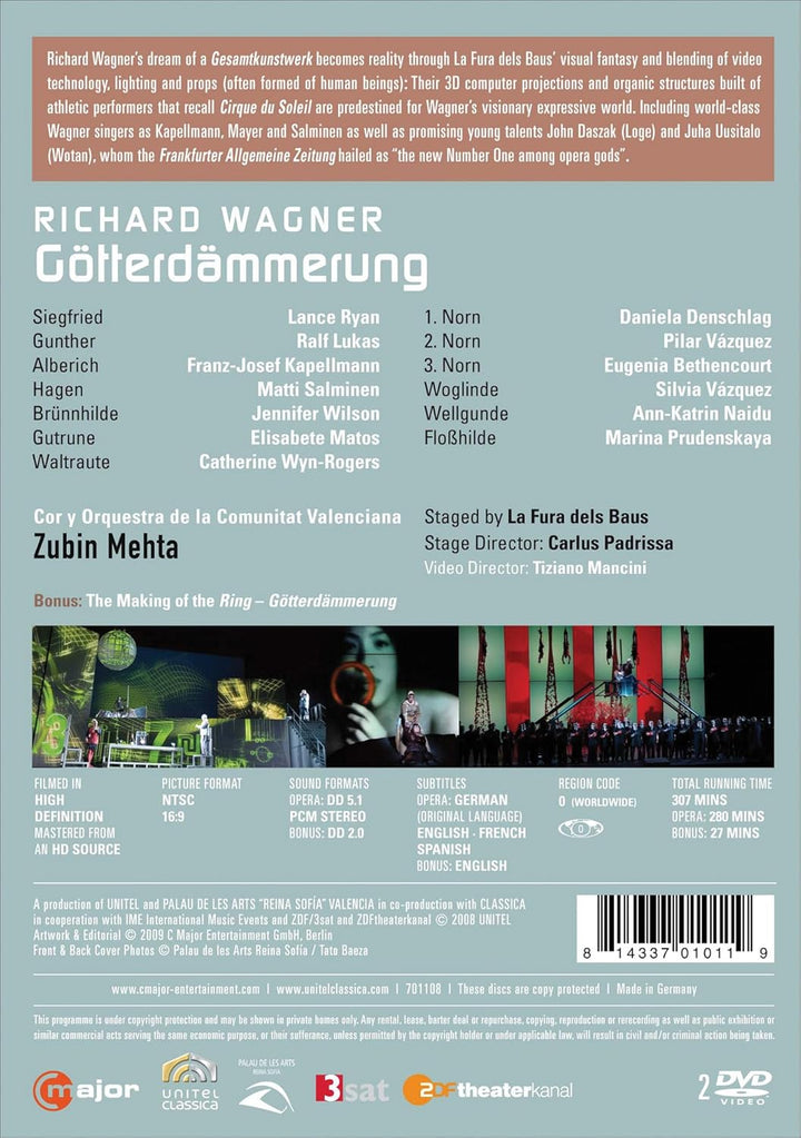 Wagner: Der Ring des Nibelungen - Götterdämmerung, DVD