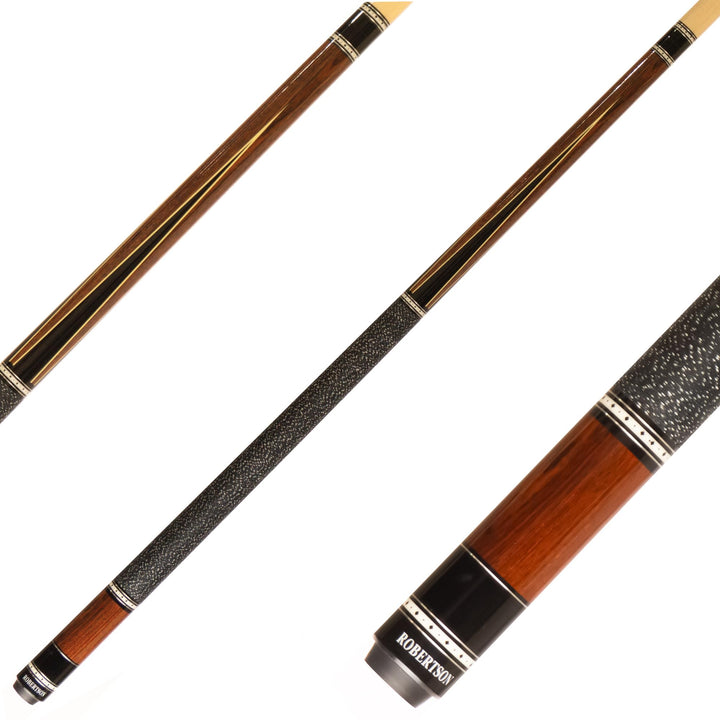 Robertson Billardqueue, R-Serie, Poolbillard Cue, 12,75‘ Mehrschicht Profi-Tip, Leinenband, Quick-Jo