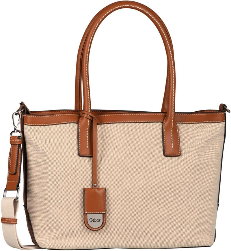 Gabor Damen Antonia Shopper 41 x 15 x 26 Mixed Beige, 41 x 15 x 26 Mixed Beige