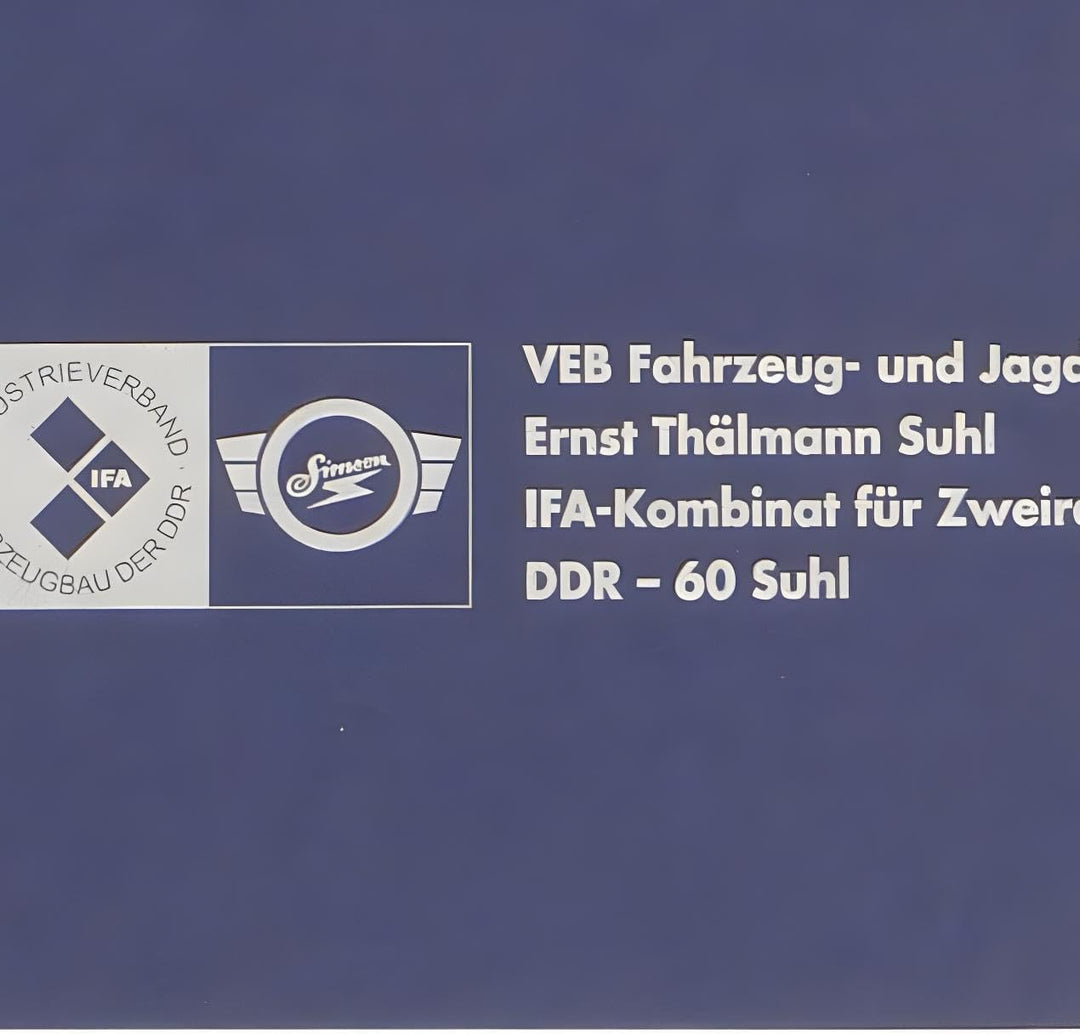 Hinweissammlung zur Identifizierung u. z. Umbau von motorisierten ""SIMSON-Zweiradfahrzeugen"" - 15