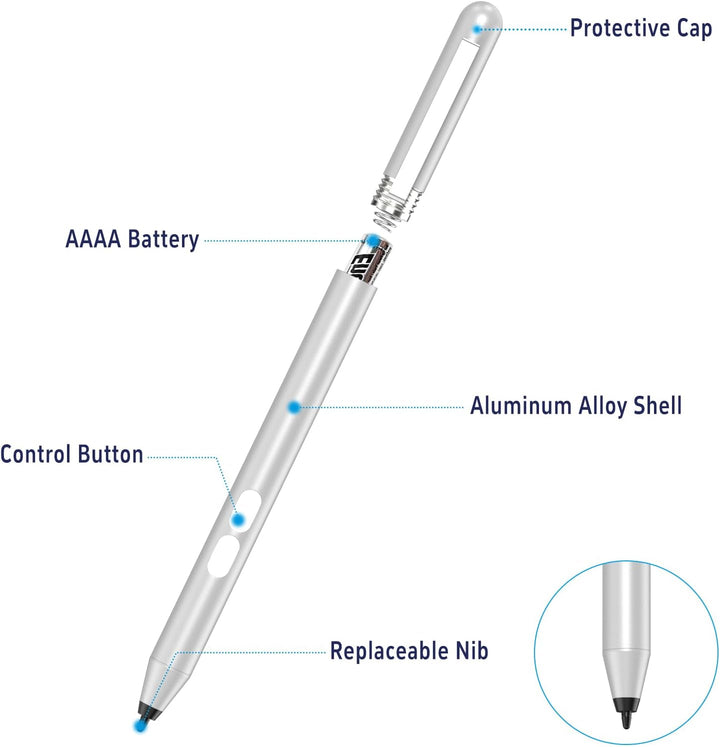 Stylus für Pen Stift HP Modell,Aktiver Stift mit Palm Rejection-Technologie,für HP Stift Envy x360,H
