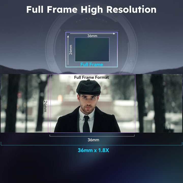 SIRUI 135mm T2.9 1.8X Vollrahmen-anamorphes Objektiv, Telefoto-amorphes Objektiv (Venus 135 mm RF-Ha