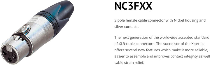 Sommer Cable Mikrofonkabel Stage 22 Highflex XLR 3-pol Neutrik NC3MXX / XLR 3-pol Neutrik NC3FXX, mi